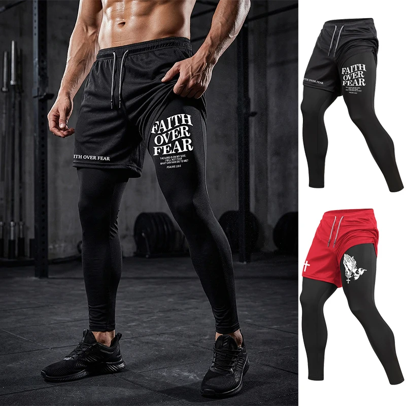 calcas-de-compressao-2-em-1-faith-cross-print-para-homens-para-primavera-e-outono-para-treino-de-academia-e-fitness-com-bolso-para-telefone