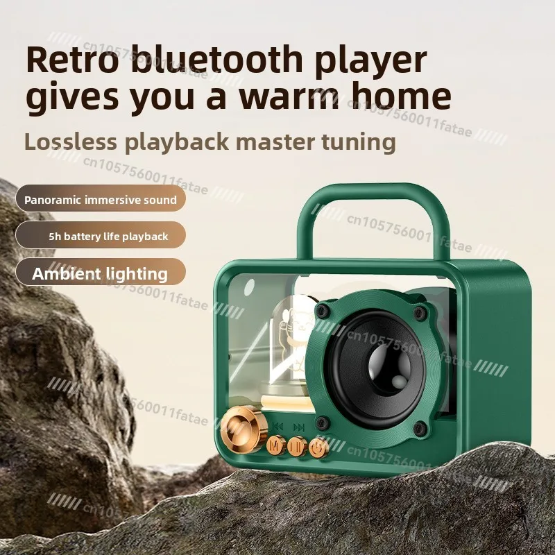 Creative Retro Bluetooth Speaker Desktop Souvenir Mini Small Audio Subwoofer Convenient Wireless Bluetooth Speaker