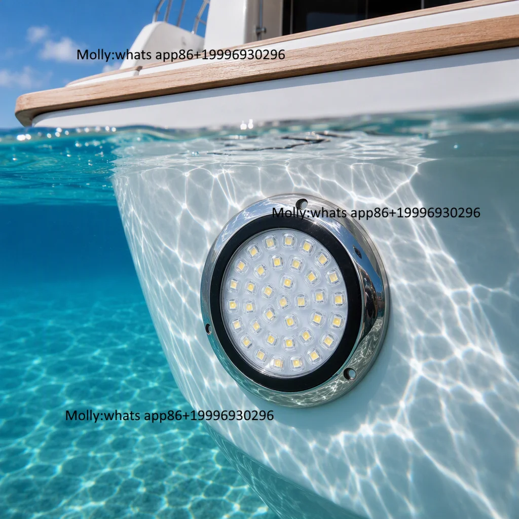 IP68 Underwater Lights 36W Marine 316SS LED Boat Light Yacht Underwater Lamps Pool Lights