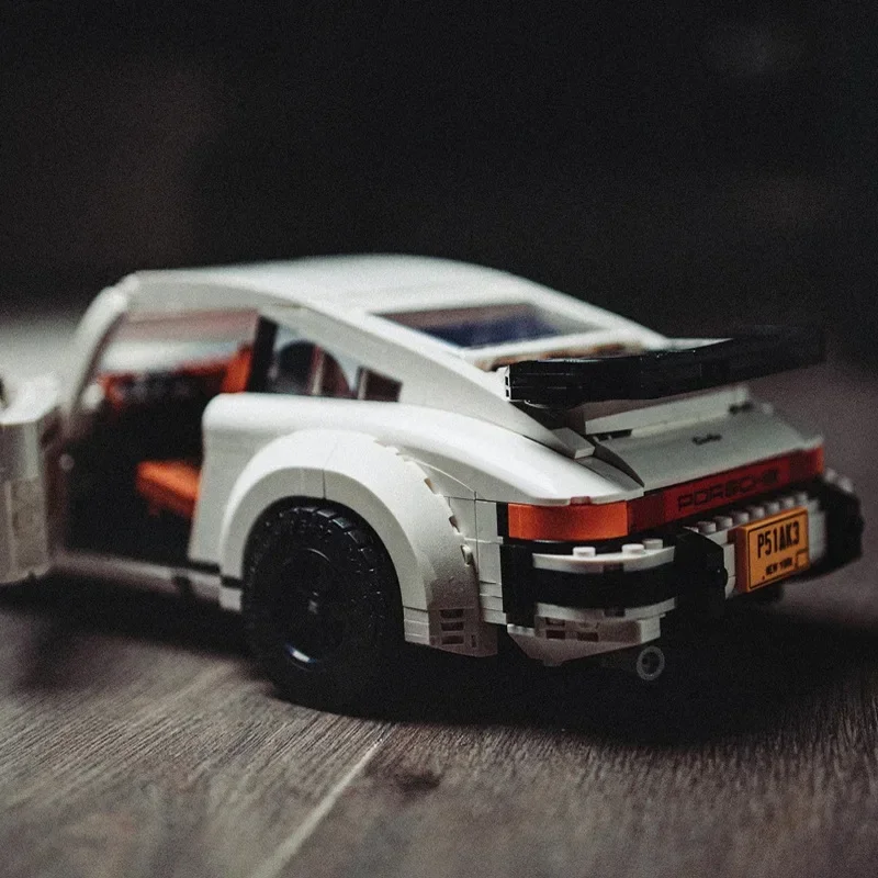 1458PCS Tecnico Retro Città Turbo Sport Auto Building Blocks MOC Assemblare Veicolo Mattoni Giocattoli Regali Per Bambini Adulti