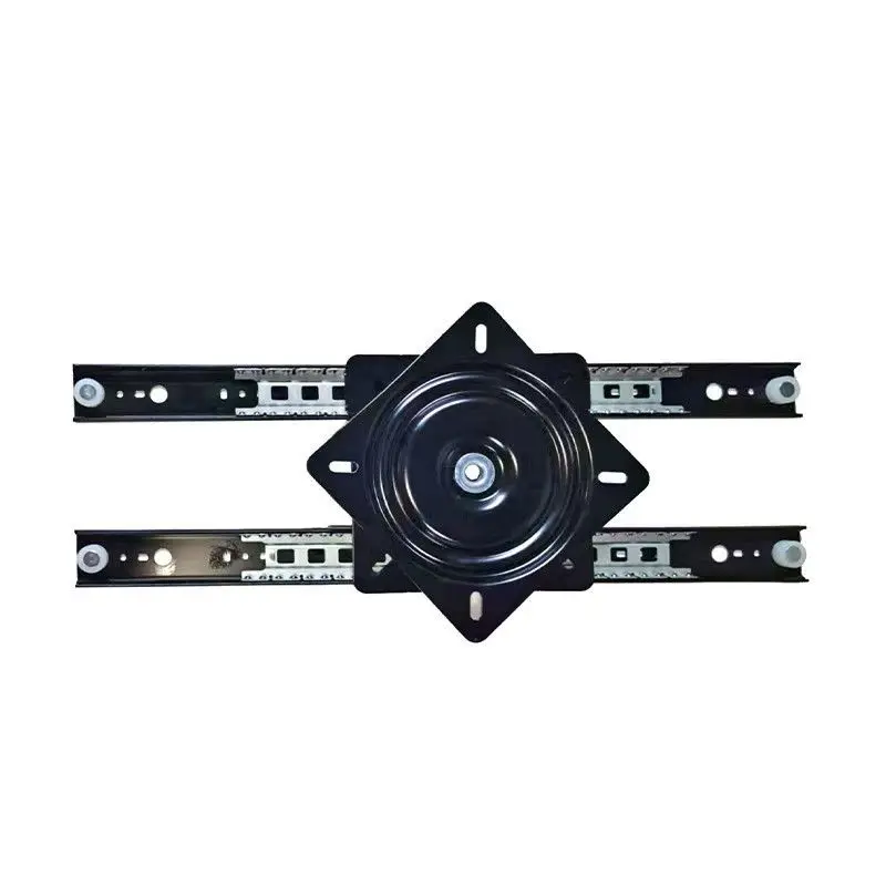 Telescopic Guide Rail Adjustable Kit For Rotating Mid island Slide Base Bar Counter Dining Table Extension Hardware