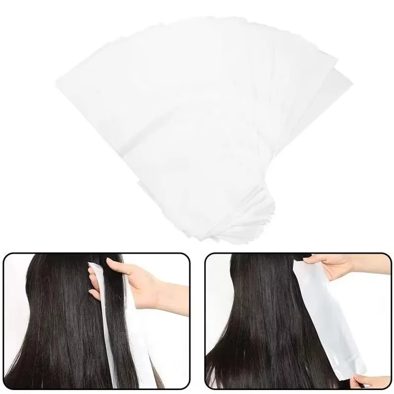 

50PCS Disposable Hair Dye Foam Paper Professional Hair Coloring Highlighting Strips Tools