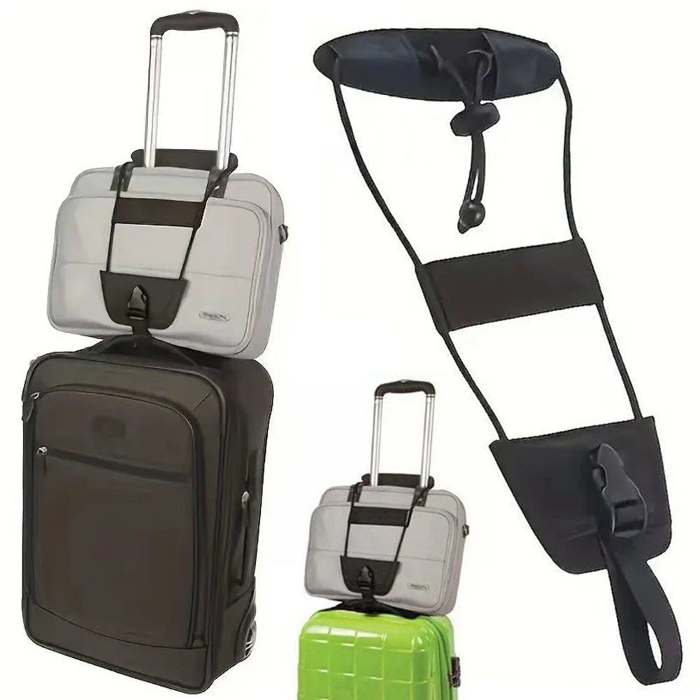 

Elastic Luggage Strap Adjustable Travel Bag Parts Suitcase Fixed Belt Luggage Bungee Strap for Suitcases Add A Bag