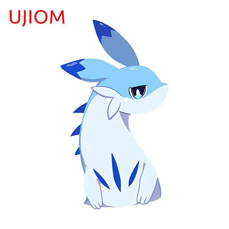 UJIOM 13cm X 7.4cm Cute Palworld Chibi Chillet Furry Wall Stickers Kids Room Decal Mural Creativite Home Decoration Accessories