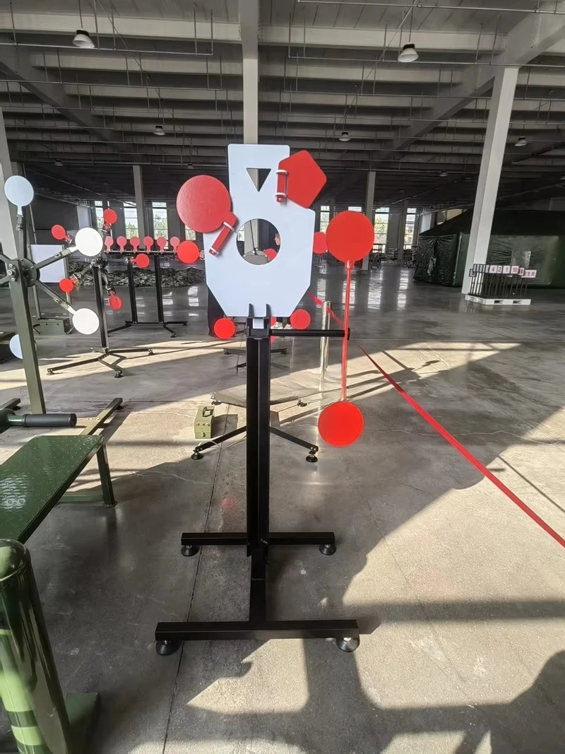 Reactive Target Outdoor Range IPSC Competition Steel Training Equipment Auto Rest Wind Resistance Level 6 Wireless