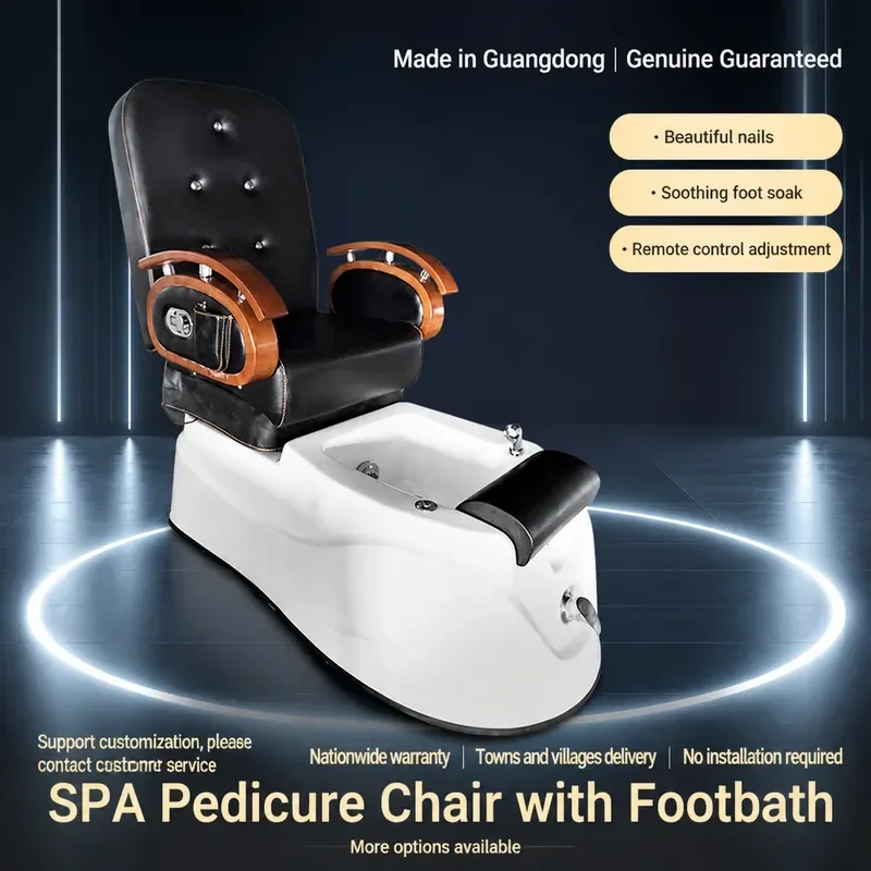 Electric Foot Therapy Chair Surf Foot Massage with Kneading Fully Automatic Folding Foot Washing Spa Machine for Home Use