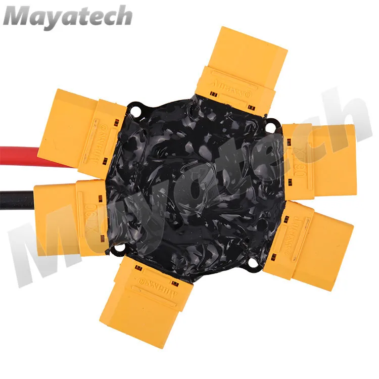 High current distributor V1 is welded, high voltage and high current, welded version XT90 six-axis version V1 accessories