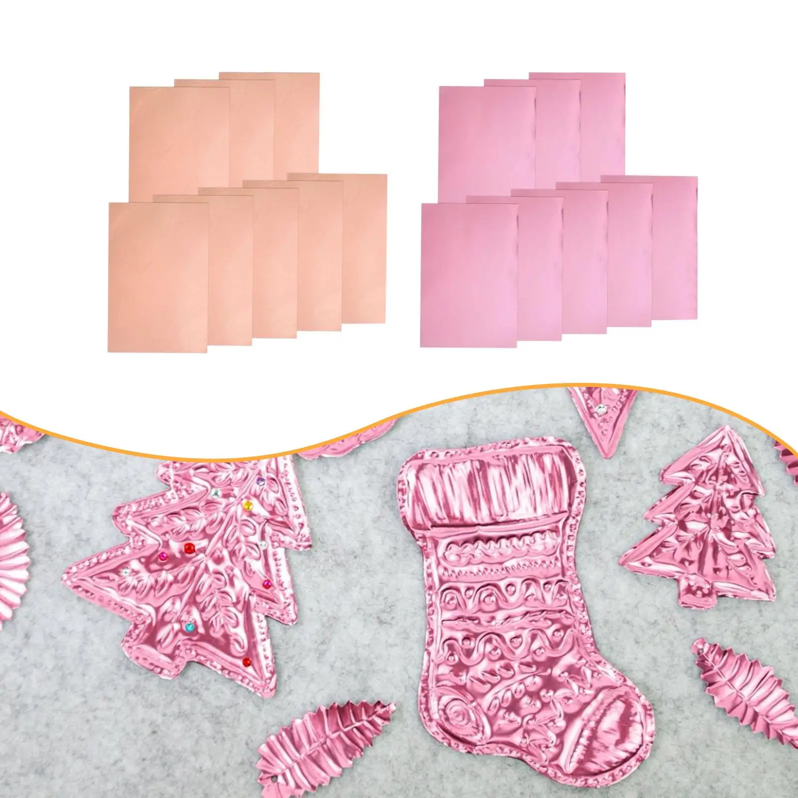 

8 Pieces Metallic Cardstock Paper 8 x 12 inch Multifunctional Crafting Supplies for Weddings Birthdays Invitations Letter Poster