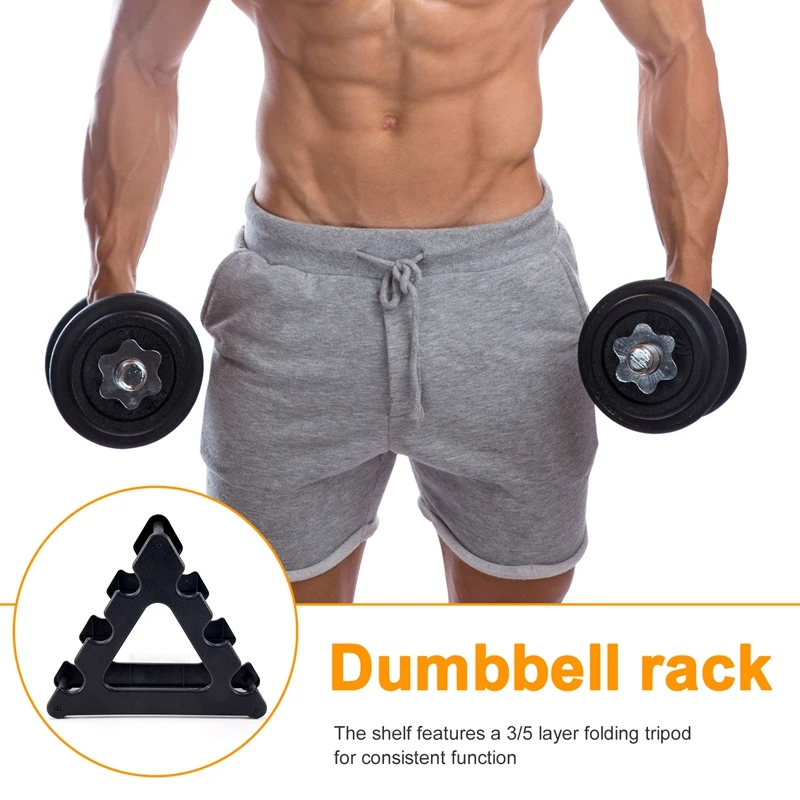 Weight Rack For Dumbbells Rack Multifunctional 3/5 Layer Rugged Dumbbell Holder For Household Use Dumbell Rack Stand