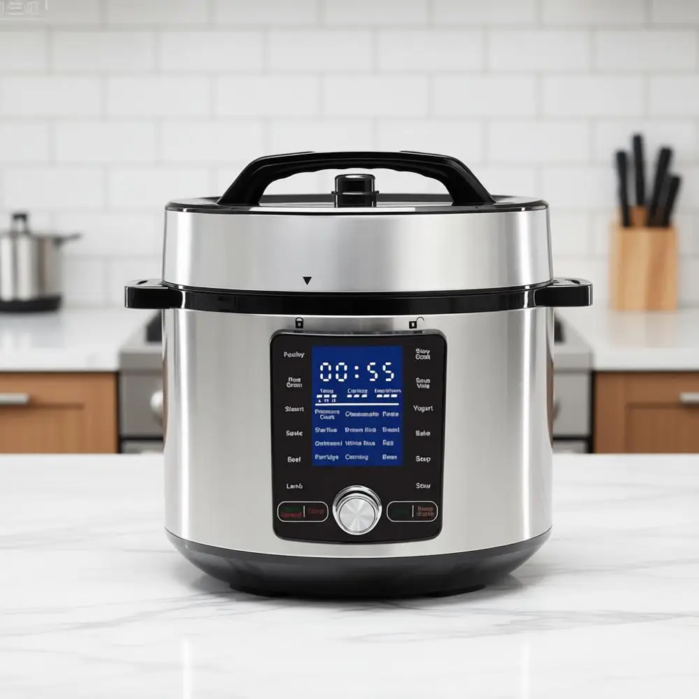 

Электрическая скороварка на 6,3 литра, мультиварка из нержавеющей стали, 24-в-1, для медленного приготовления, риса, мясных рагу, каш, многозерновых блюд, соевого соуса