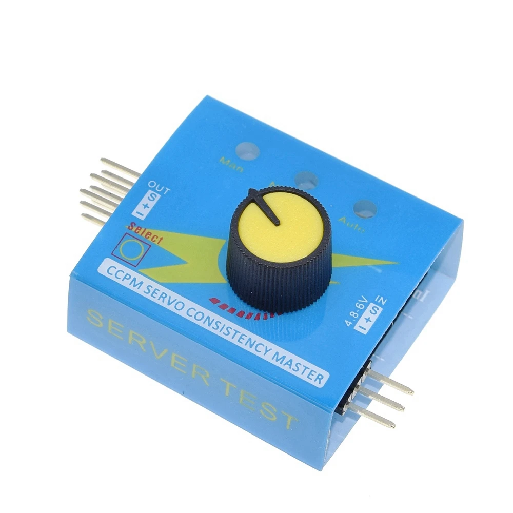 TZT Servo Tester Gear Test CCPM Consistency Master Checker 3CH 4.8-6V with Indicator Light image 6