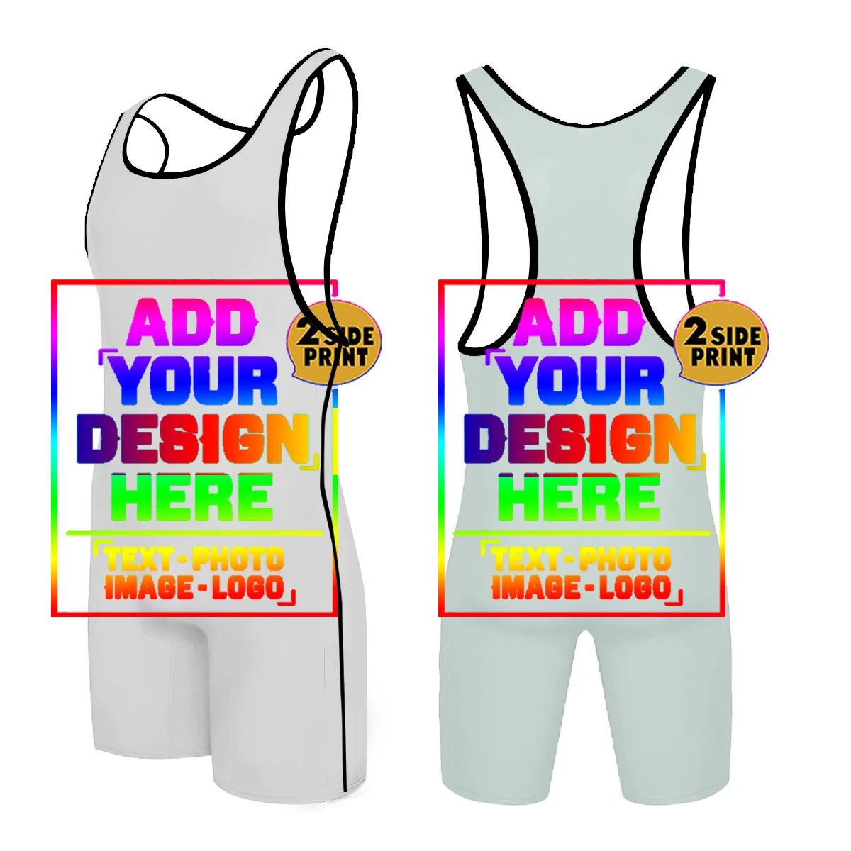 Customized singles wrestling sets for teenagers and adults, boxing triathlon jumpsuit, Ironman swimsuit, gym sportswear, running