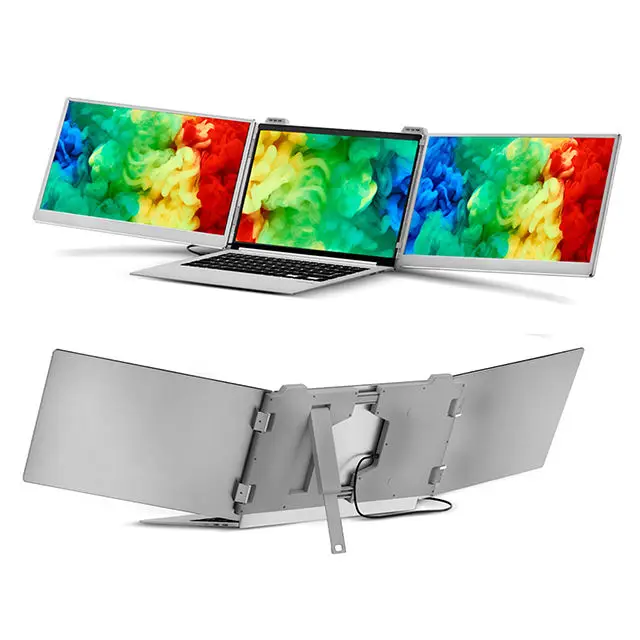 Portable Monitor 1080p Resolution Efficient Office Work Three Abnormal Displays 13.3 Inch 15.6 Inch C Adjustable Backboard