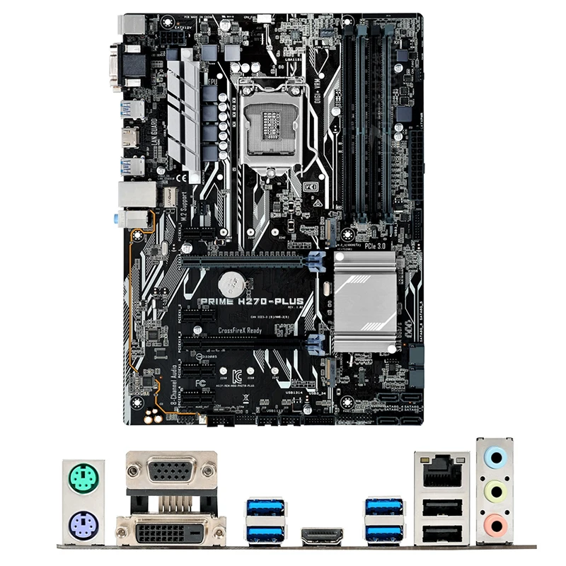 

Intel H270 PRIME H270-PLUS motherboard Used original LGA1151 LGA 1151 DDR4 64GB M.2 NVME USB3.0 SATA3 Desktop Mainboard