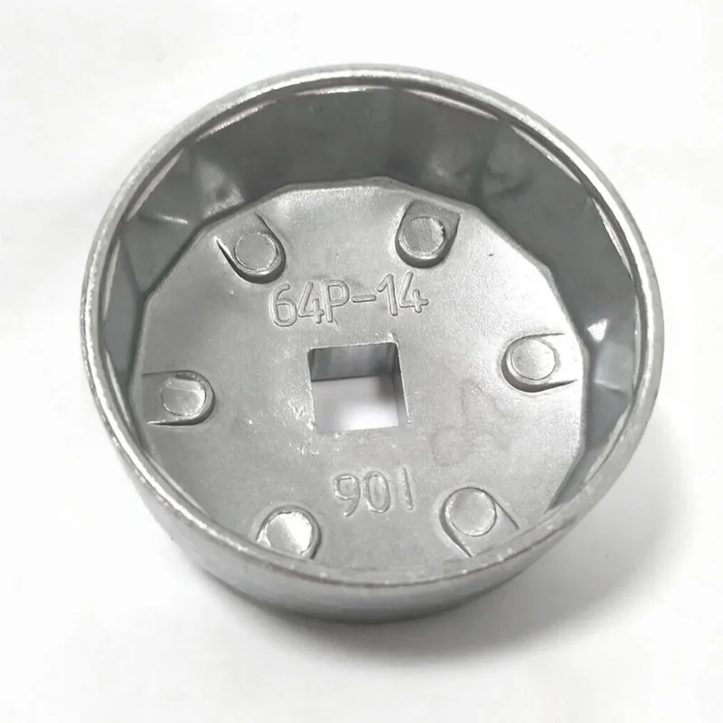 65 mm 14 Flöten Ölfilterkappe 901 Schraubenschlüssel-Steckschlüssel-Entferner-Werkzeug für Honda Kawasaki