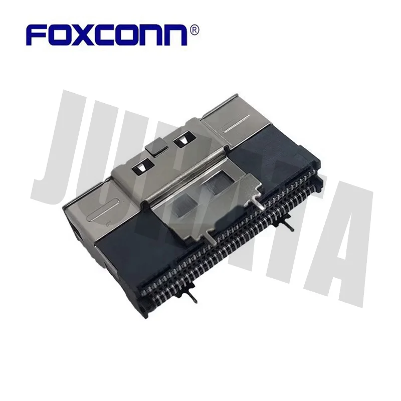 

Foxconn LDL2743-24E10-9H 74P 8i female socket SFF-8654 SAS connector vertical patch