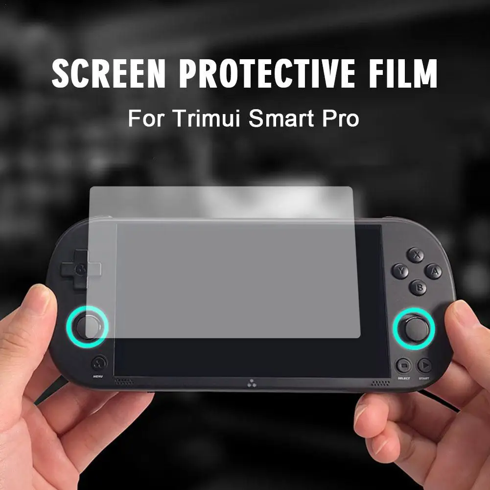 Transparent Screen Protector For Trimui Smart Pro HD Soft PET Screen Protective Film Anti-fall Game Console Protective Accessory