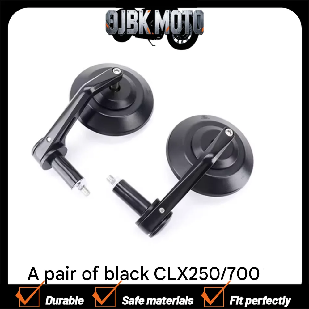 Compatible with CLX700 and CLX250 aluminum alloy rearview mirrors; Chu Liuxiang 700 handlebar retro rearview mirror accessories.