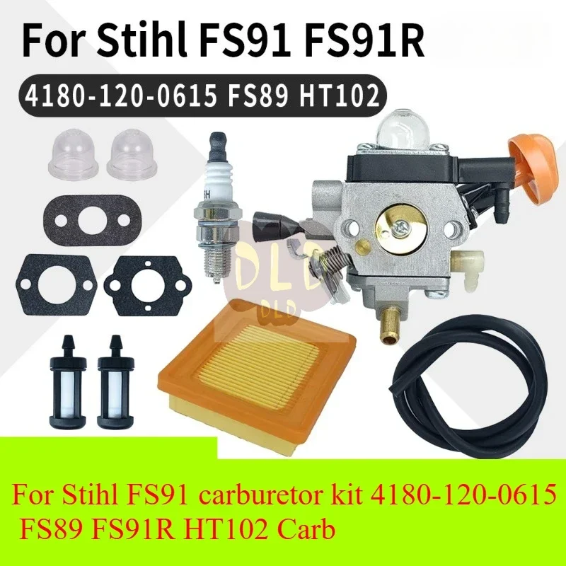 

Для комплекта карбюратора Stihl FS91 4180-120-0615 FS89 FS91R HT102 Carb