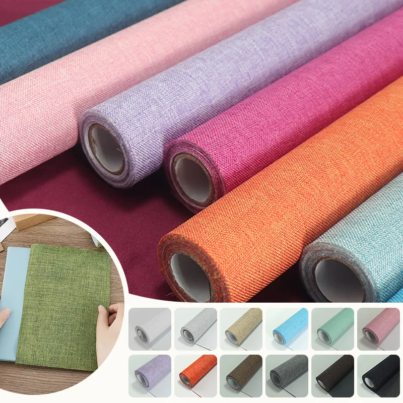 40x100cm Linen Book Cover Book Binding Cloth For Photo Album Scrapbook Linen Surface Paper Backed Craft Paper Book Protection