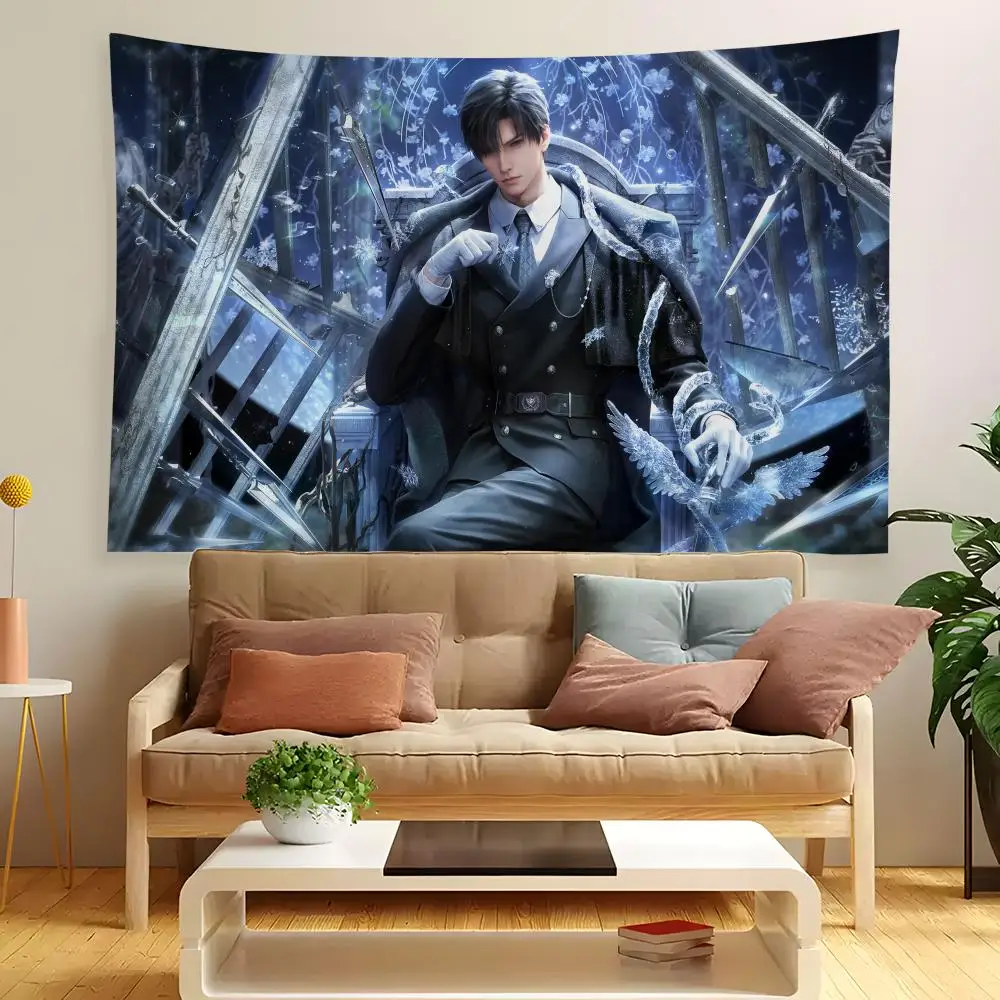 

Love Deepspace Zayne Tapestry Custom Home Living Room Bedroom wall decor Wallpaper Backdrop Cloth With clips