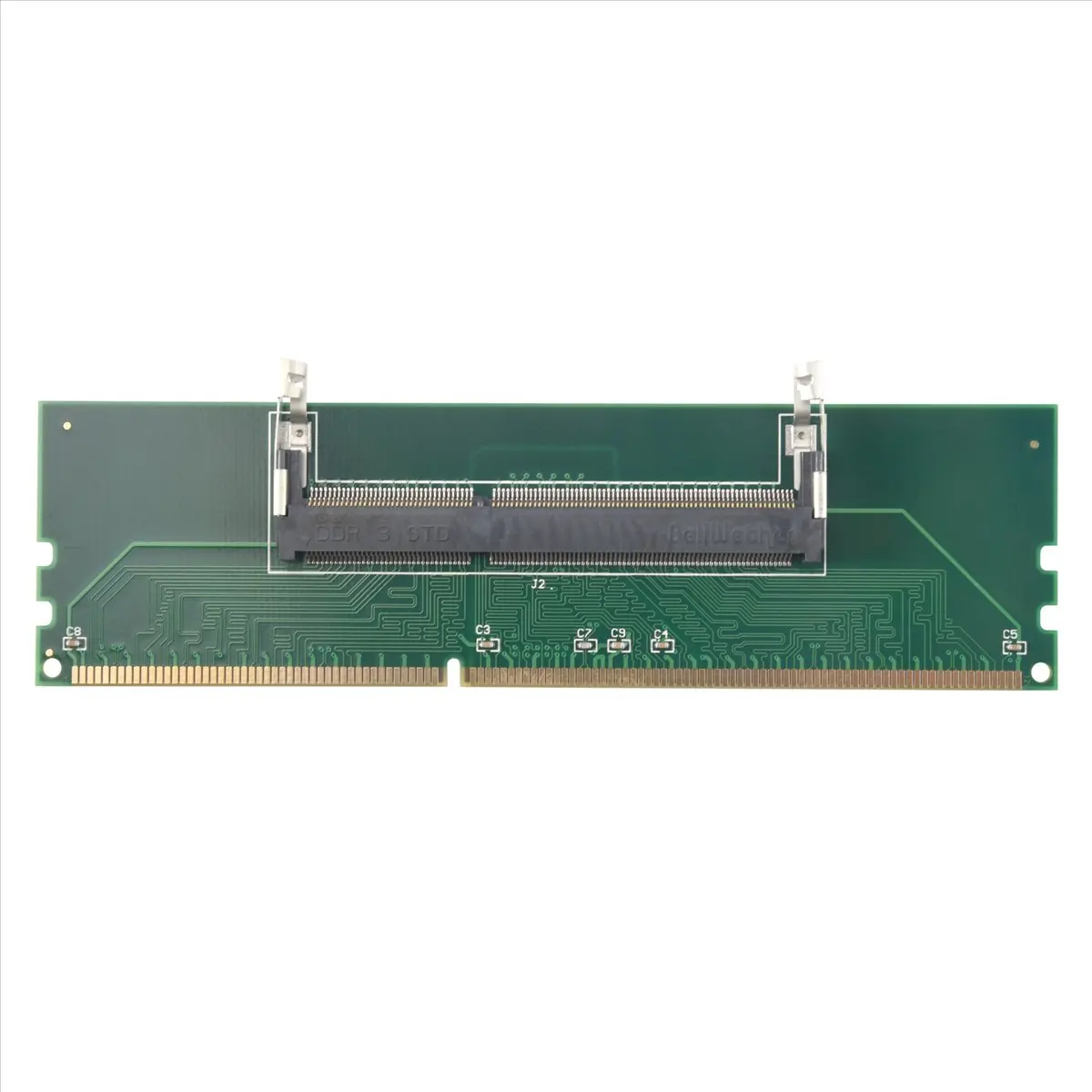 DT60 1.5V DDR3 204 Pin Laptop SO-DIMM to Desktop DIMM Slot Memory Adapter