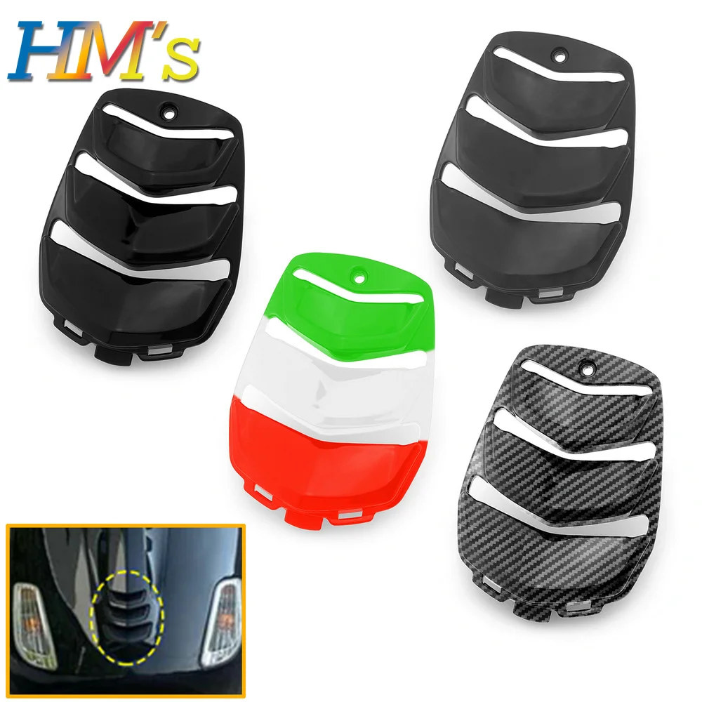 Motorcycle Horn Cover Inlay Tie Grill Protector Decorate Guard ABS Carbon Fiber Pattern For S125 I-GET 2023 2024