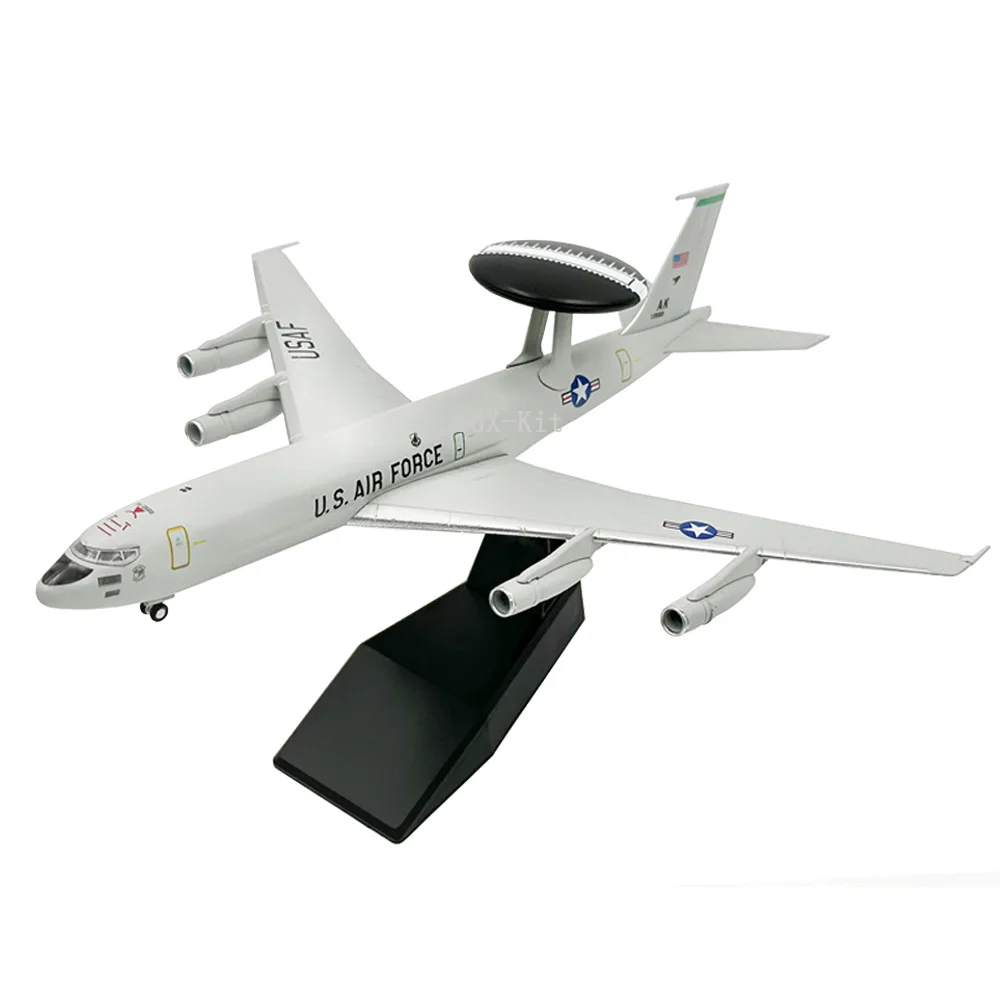 1/200 Scale E-3 Sentry AWACS Early Warning Aircraft E3 Airplane Diecast Metal Finished Static Plane Model Toy Collection or Gift