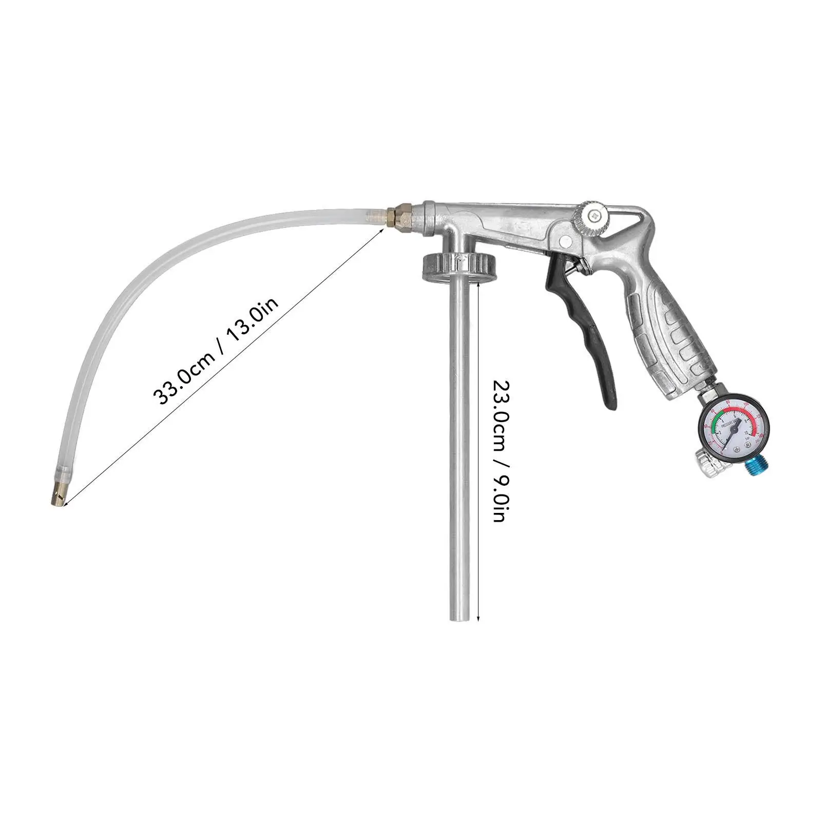 Spray sottopelo a pressione regolabile in lega di alluminio per protezione antiruggine automobilistica