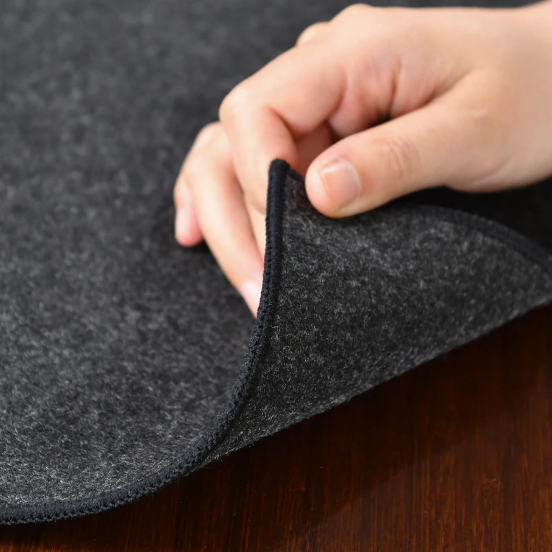 4mm Black Thick Felt Calligraphy Mat Desk Pad for Writing Painting Practice Wool Felt Pad Portable Beginner Table Felt Mat
