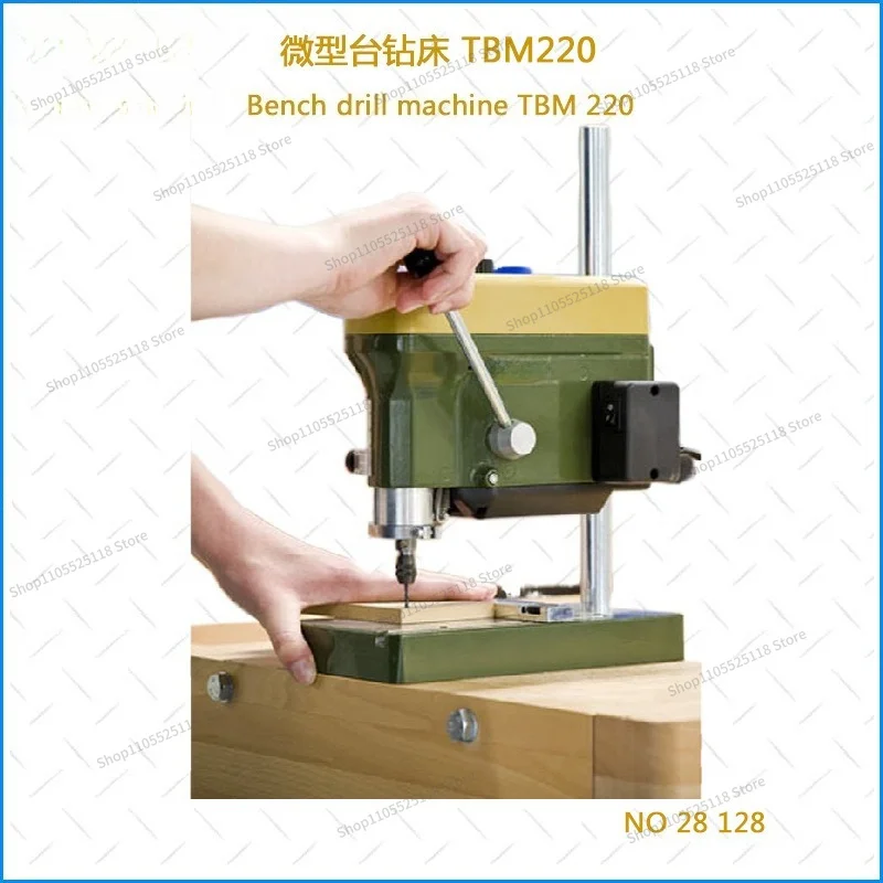 For Precision Small Bench Drill TBM220 Desktop DIY Small Household Drilling Machine High Precision