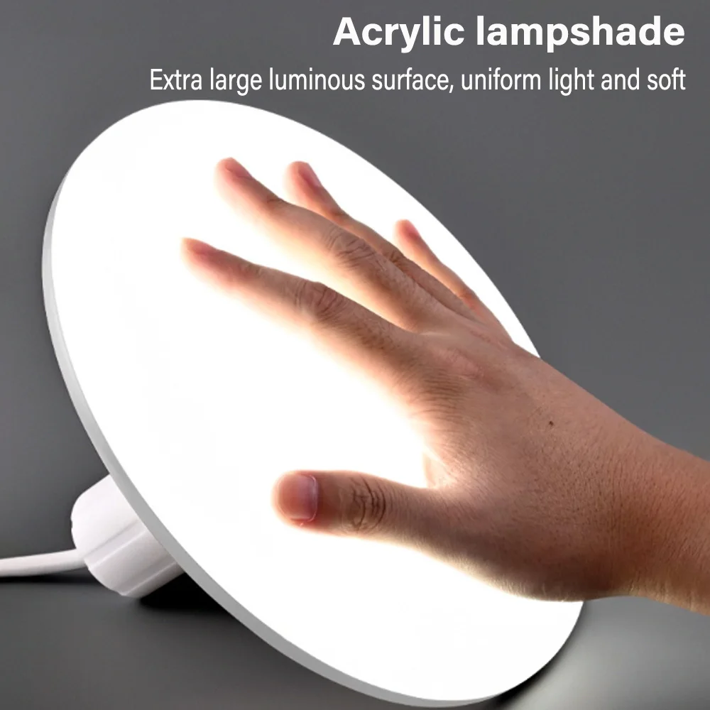 220V E27 Super Bright LED Bulb 20W 30W 40W 60W 100W UFO Leds Lights Indoor Cold White Lighting Table Lamps Garage Light