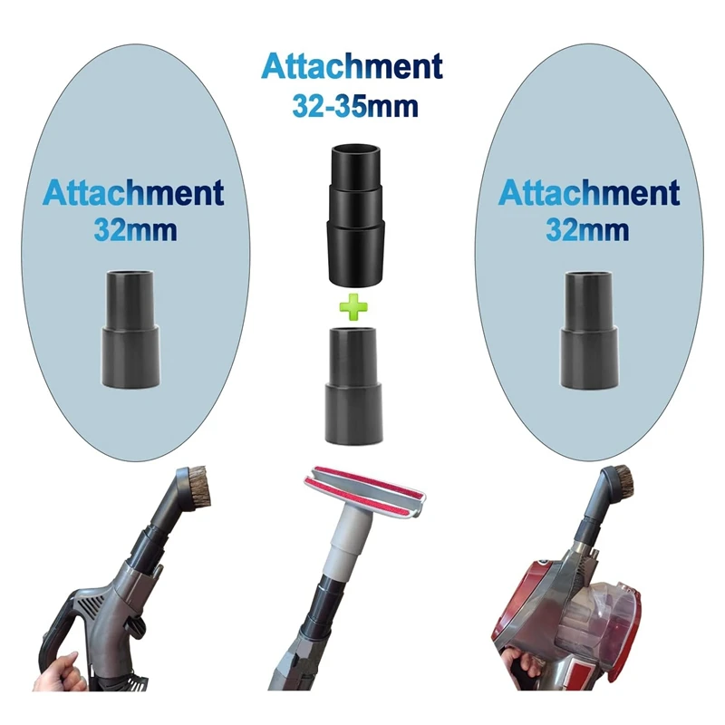 Акция! Универсальный комплект адаптеров для вакуумного шланга от 1 1/2 дюйма до 1 1/4 дюйма от 1 3/8 дюйма до 1 1/4 дюйма адаптер для пылезащитного шланга
