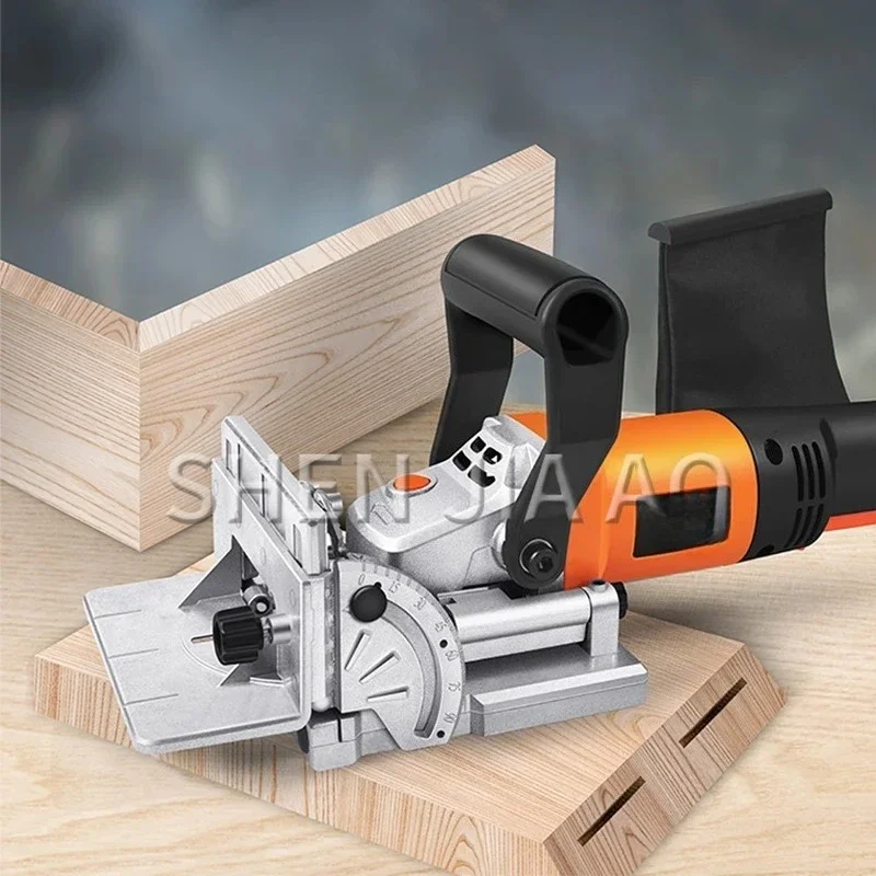MIK-ZK5-100 Handheld Woodworking Shovel Machine Wood Board Splicing Slotting Biscuit Machine 220V