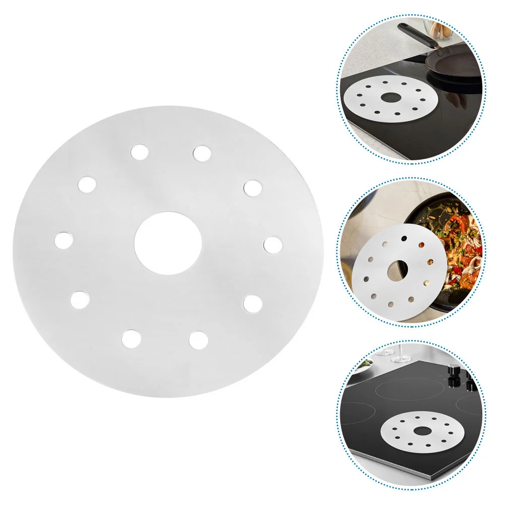 

2 Pcs Adapter Stainless Steel Heat Conduction Plate Kitchen Cookware Transfer Induction Accessory