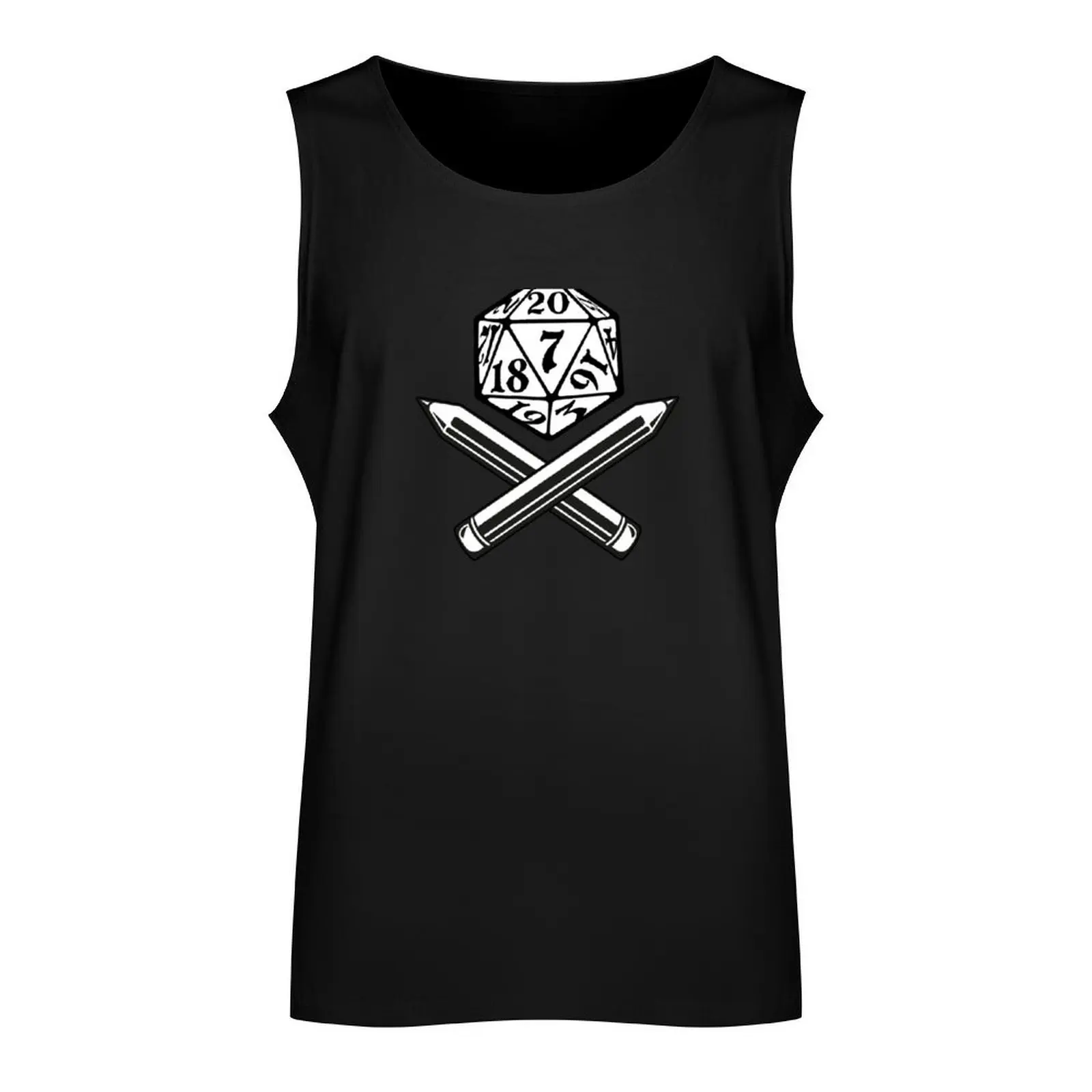 Pen and Paper Jolly Roger Tank Top men clothes Men's vest sleeveless vest men