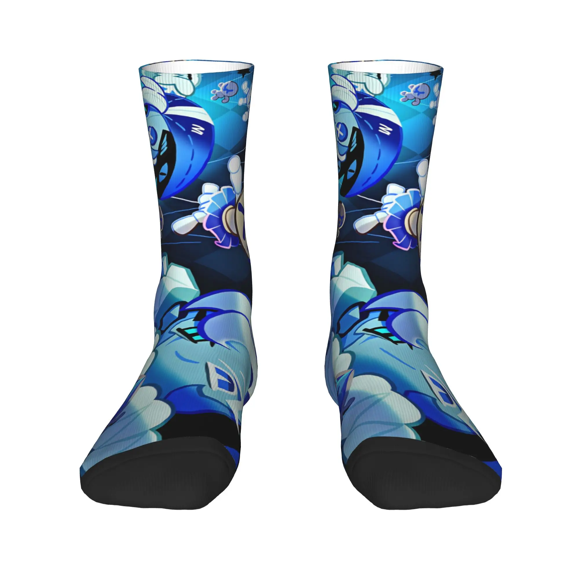 Shadow Milk Stockings Couple Cookie Run Kingdom Socks Soft Breathable Gothic Socks Autumn Cycling Anti Skid Pattern Socks Gift