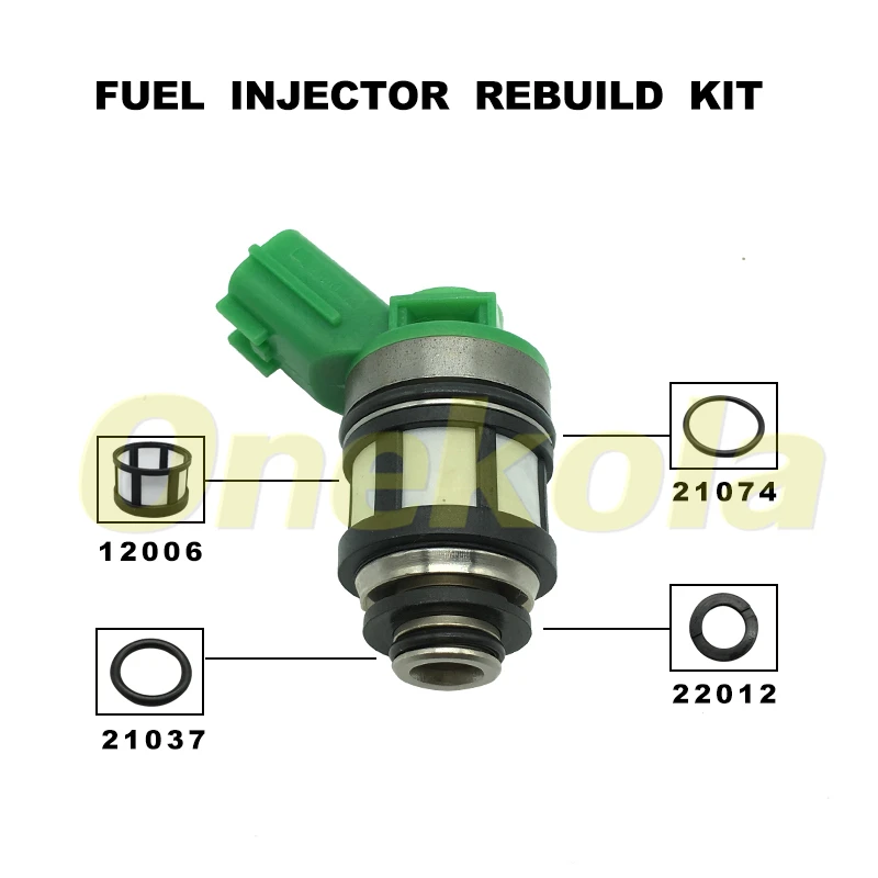 

Fuel Injector Service Repair Kit Filters Orings Seals Grommets for 16600-1S700 JS4D-5 For Nissan Frontier Pick up Xterra