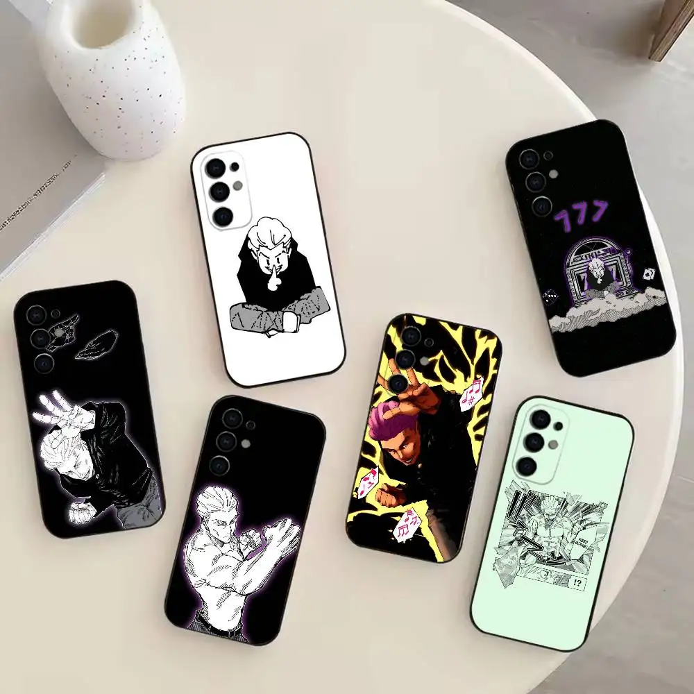 

Kinji Hakari Jujutsu Phone Case For Samsung S25,S24,S21,S22,S23,S30,Ultra,S20,Plus,Fe,Note,10,9,5G Black Cover