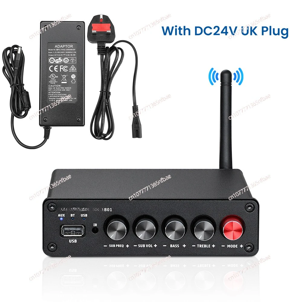 Audio B01 Bluetooth TPA3116D2 Subwoofer Amplifier 100W HiFi Stereo Digital 2.1 Class D Amp Bass Treble For Home Theater