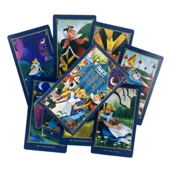 Alice Tarot Decks 78 kart dla początkujących Wróżenie Talia kart tarota Stół do gier planszowych Ulubione imprezy Język angielski