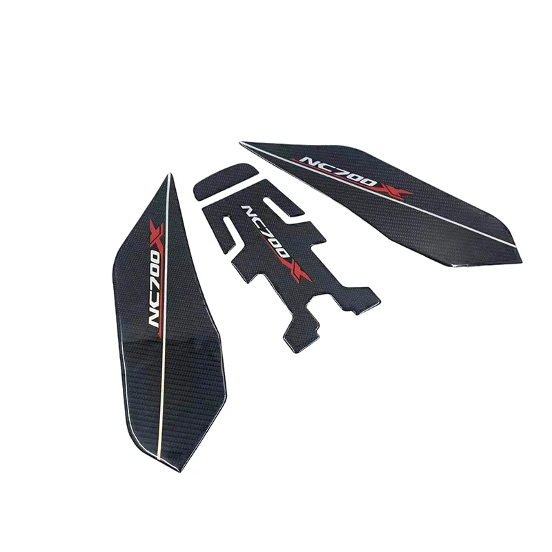 NC750X tekstury z włókna zbiornik paliwa do motocykla Pad Cap naklejki korek zbiornika paliwa naklejka na hondę NC750 X NC 700X 2014-2021 2018 2017 2016 2015 — 2