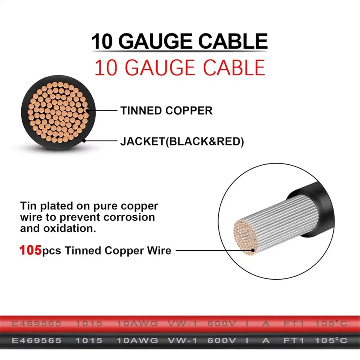 A26Z For to XT90 Anti Spark Conncters Cable with DC 12V Battery Alligator Clips 10AWG Cable for Battery Charge 12FT