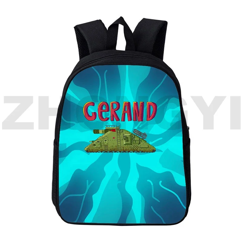 3D Anime Hot Game World of Tanks Backpacks Cartoon War Thunder School Bag Travel Teenagers 12/16 Inch Gerand Tanks Daily Pack