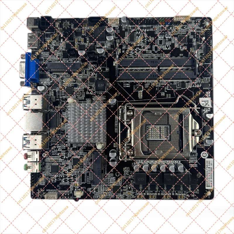 H110I Mini-ITX Motherboard LGA1151, Integrated Board for 6th 7th Gen CPU with DDR4 & DC Power