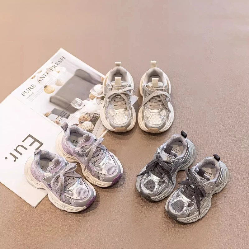 2026 Children Casual Shoes for Girls Boys spring New Fashion Korean Style Soft Bottom Anti-slippery Versatile Outside Sneakers
