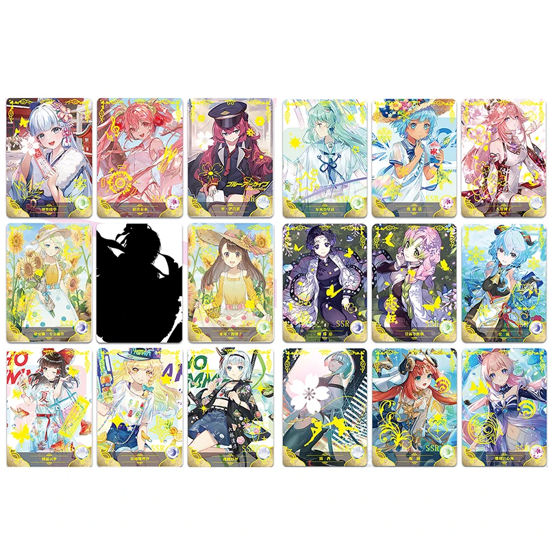 New Goddess Story 1M11 SER SSR card Yae Miko Ganyu Kochou Shinobu Kanroji Mitsuri Game Collection Birthday Christmas gifts