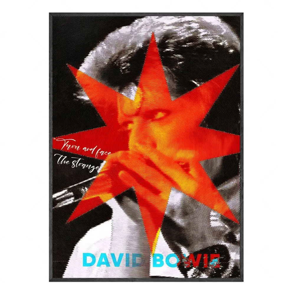 Retro Singer D-David B-Bowie Painting Calligraphy Poster Print Modern Decor Room Home Decor Canvas Art Pictures Home For Living
