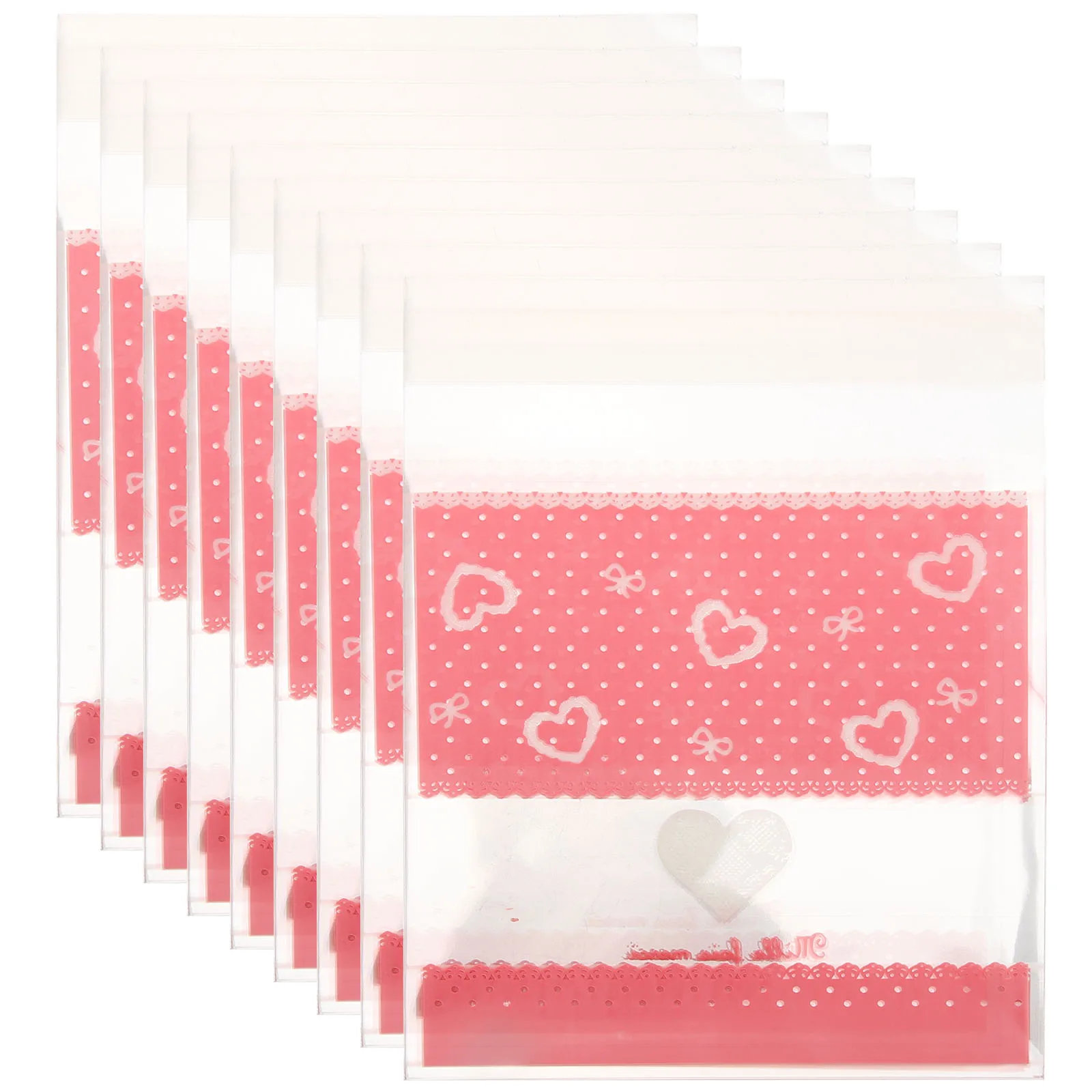 

200 Pcs Sealing Cookie Bags Biscuit Packaging Cookie Packaging Bags Treats C y Snack Gift Bag Party Use Home Decor Business