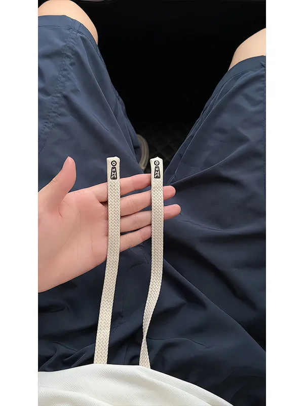 

Qui Dry Sports orts Men's Loose Fit Casual Summer Outdoor Baskeall Pants Large Size Five-Quarter Length Youth Faion